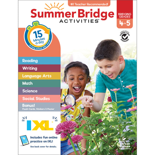 Summer Bridge Activities, Grades 4 - 5 - Ingram