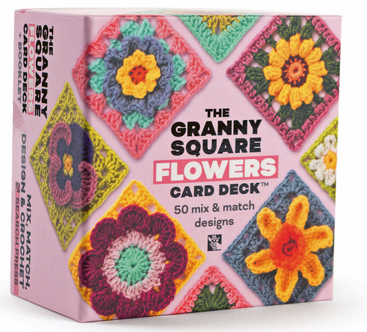 Granny Square Flowers Card Deck: 50 Mix and Match Designs - Ingram