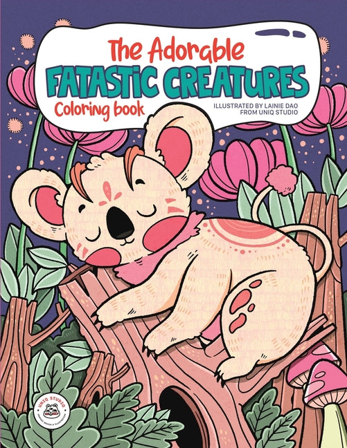 Adorable Fantastic Creatures: Coloring Book for Adults and Teens Featuring Cute Magical Animals, Flowers and Mushroom for Stress Relief - Ingram
