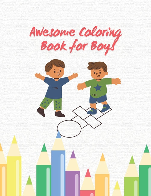 Awesome Coloring Book for Boys: Over20 Coloring Activity featuring Ninjas, Cars, Dragons, Vehicles,, Dinosaurs - Ingram