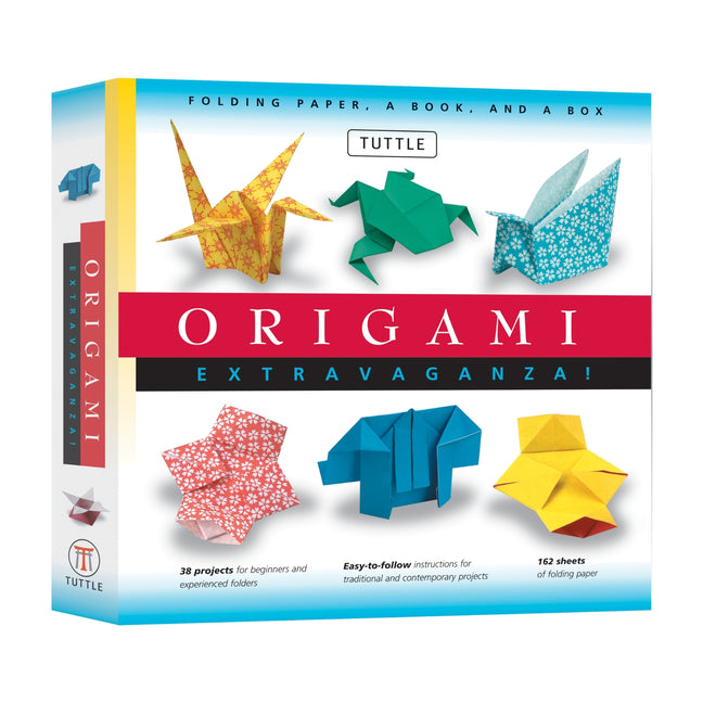 Origami Extravaganza! Folding Paper, a Book, and a Box: Origami Kit Includes Origami Book, 38 Fun Projects and 162 Origami Papers: Great for Both Kids - Ingram