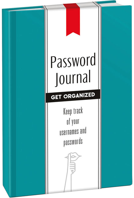 Password Journal: Caribbean Blue - Ingram