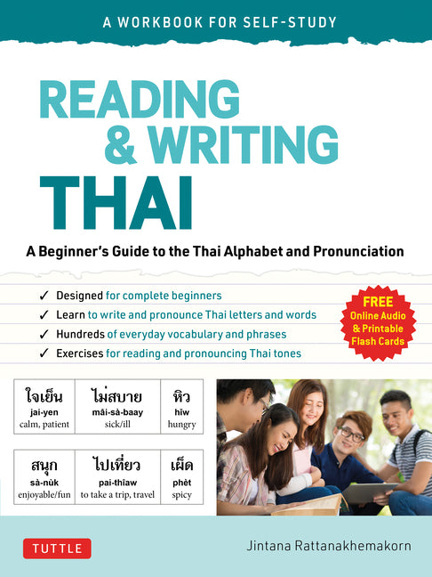 Reading & Writing Thai: A Workbook for Self-Study: A Beginner's Guide to the Thai Alphabet and Pronunciation (Free Online Audio and Printable Flash Ca - Ingram