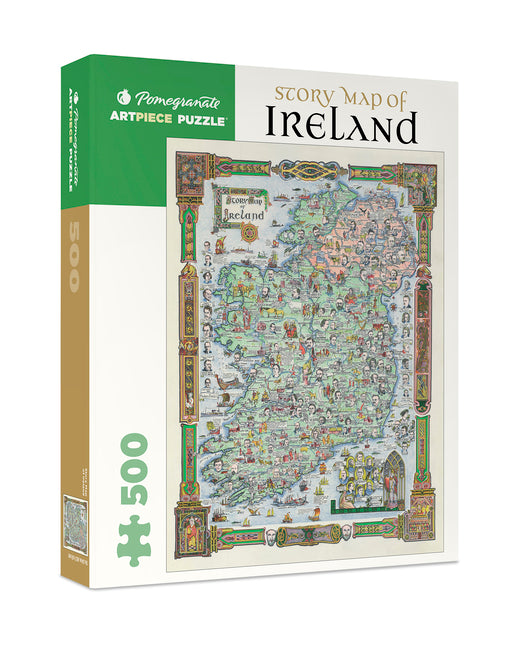 Story Map of Ireland: 500 Piece Jigsaw Puzzle - Ingram