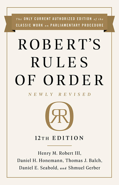 Robert's Rules of Order Newly Revised, 12th Edition (Revised) - Ingram