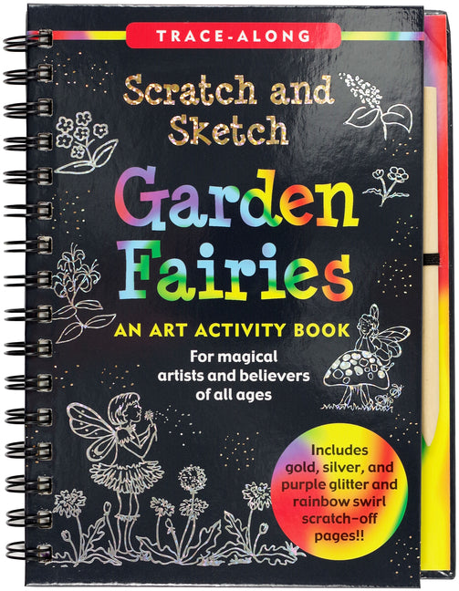 Scratch & Sketch(tm) Garden Fairies (Trace Along) - Ingram