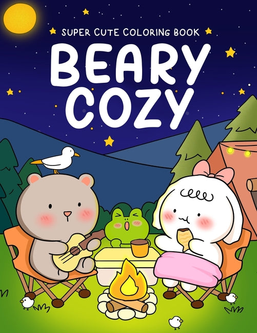Beary Cozy: Super Cute Coloring Book for Adults and Teens Featuring Adorable Animal Scenes with Easy & Simple Designs for Relaxation and Stress Relief - Ingram