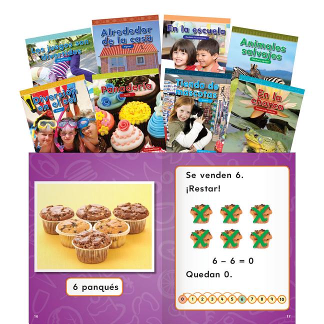 Mathematics Readers for Kindergarten Set 1 Spanish (Nctm) - Ingram