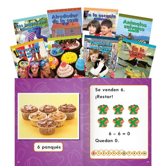 Mathematics Readers for Kindergarten Set 1 Spanish (Nctm) - Ingram