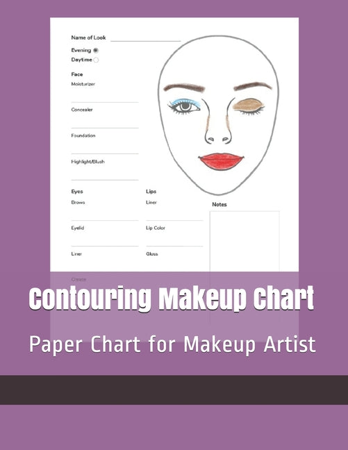 Contouring Makeup Chart: Paper Chart for Makeup Artist - Ingram