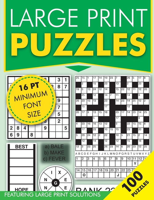 Large Print Puzzles: Featuring large print solutions - Ingram