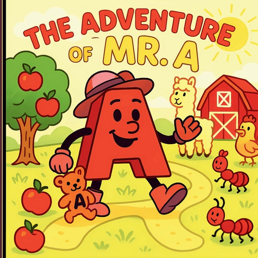 Adventure of Mr A: Early Learning ABC Book Featuring the Letter A - Ingram