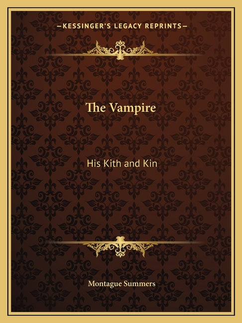 Vampire: His Kith and Kin - Ingram