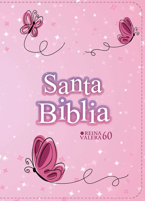 Biblia Rvr 1960 Compacta Símil Piel Juvenil Mariposa Rosada (Bible Rvr 1960 Compact Size Leatherlike Youth Pink Butterfly (Spanish Edition) - Ingram