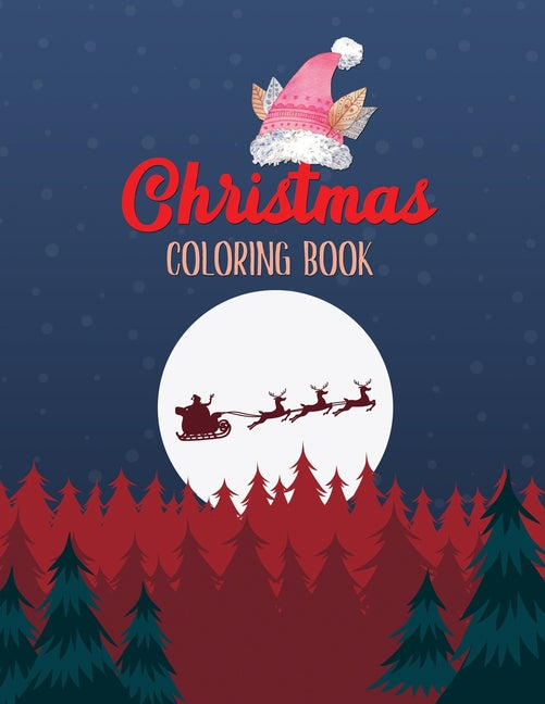 Christmas Coloring Book: Christmas Fun Grayscale Coloring Pages, Coloring Book for Adults Featuring Beautiful Winter Florals, Relaxing Flower P - Ingram