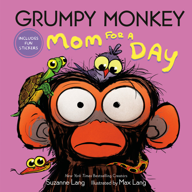 Grumpy Monkey Mom for a Day: Includes Fun Stickers - Ingram