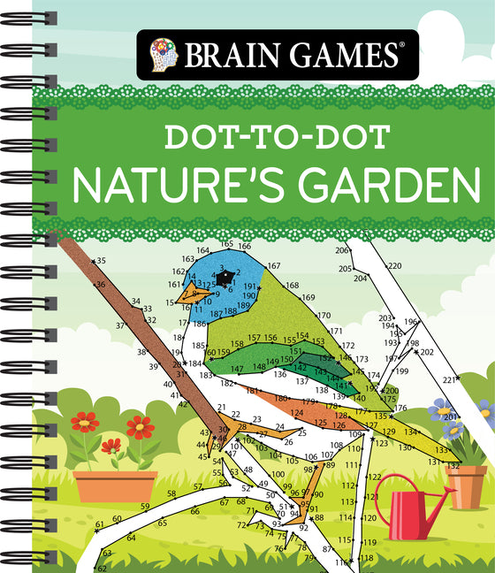 Brain Games - Dot-To-Dot Nature's Garden - Ingram