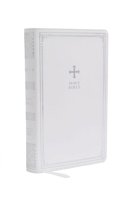 Nrsv, Catholic Bible, Gift Edition, Leathersoft, White, Comfort Print: Holy Bible - Ingram