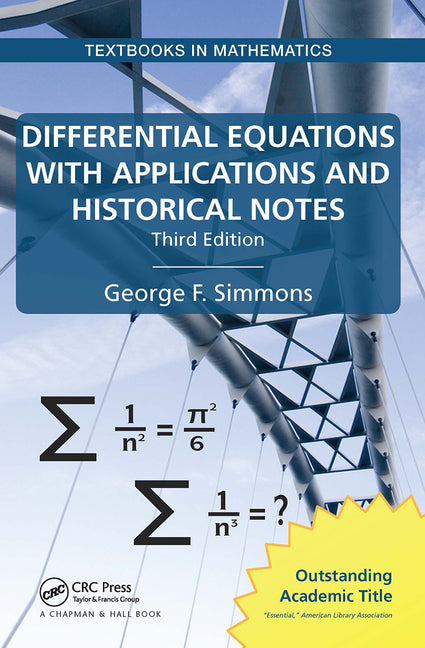 Differential Equations with Applications and Historical Notes - Ingram
