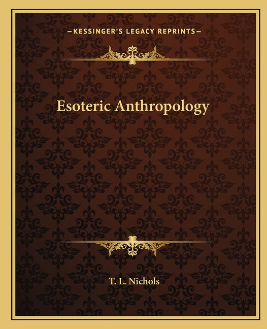 Esoteric Anthropology - Ingram
