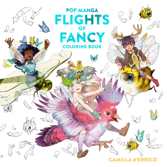 Pop Manga Flights of Fancy Coloring Book - Ingram