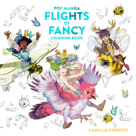 Pop Manga Flights of Fancy Coloring Book - Ingram