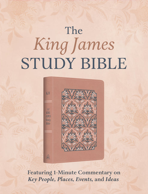 King James Study Bible: Featuring 1-Minute Commentary on Key People, Places, Events, and Ideas [Women's Cover] - Ingram