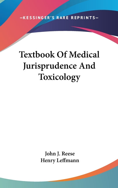 Textbook Of Medical Jurisprudence And Toxicology - Ingram