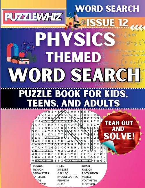 Physics - Themed Word Search - Fun & Educational Puzzles for Kids, Teens, and Adults (Large Print Edition): Featuring Engaging Themed Word Search Puzz - Ingram