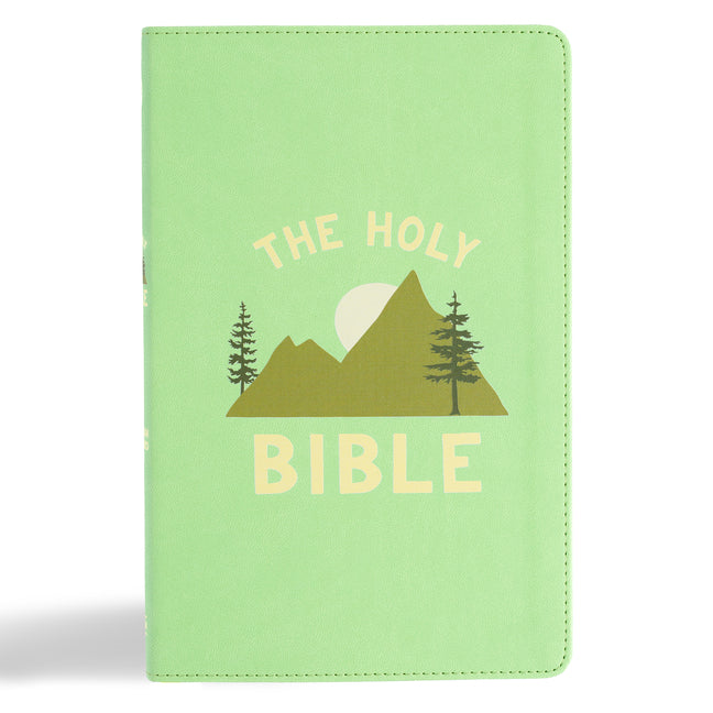 CSB Kids Bible, Anglicised Edition, Light Green Leathertouch (Anglicised) - Ingram
