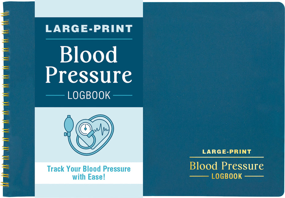 Blood Pressure Logbook (Large Print for Easy Record Keeping) - Ingram