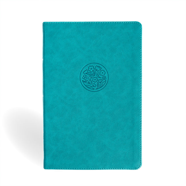 NASB Giant Print Reference Bible, Teal Leathertouch - Ingram