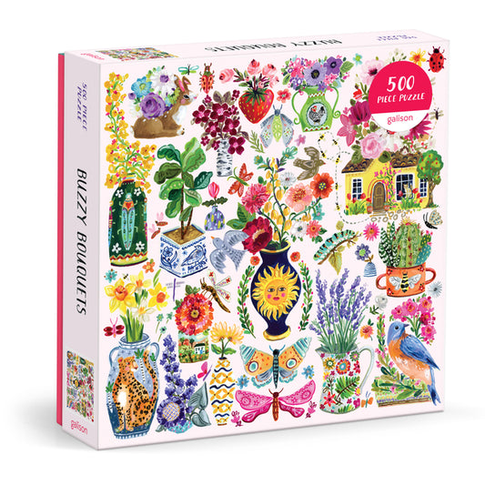 Buzzy Bouquets 500 Piece Puzzle - Ingram
