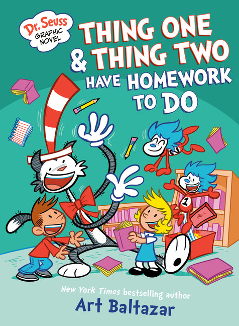 Dr. Seuss Graphic Novel: Thing One and Thing Two Have Homework to Do: A Cat in the Hat Story - Ingram