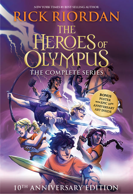 Heroes of Olympus Paperback Boxed Set, The-10th Anniversary Edition [With Poster] (Anniversary) - Ingram