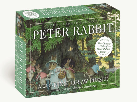 Classic Tale of Peter Rabbit 200-Piece Jigsaw Puzzle and Book: A 200-Piece Family Jigsaw Puzzle Featuring the Classic Tale of Peter Rabbit! - Ingram