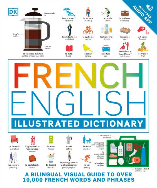 French - English Illustrated Dictionary: A Bilingual Visual Guide to Over 10,000 French Words and Phrases - Ingram
