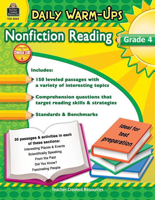 Daily Warm-Ups: Nonfiction Reading Grd 4 - Ingram