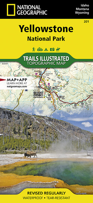 Yellowstone National Park Map - Ingram