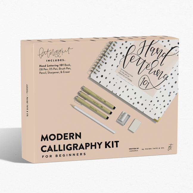 Modern Calligraphy Kit for Beginners: A Creative Craft Kit for Adults Featuring Hand Lettering 101 Book, Brush Pens, Calligraphy Pens, and More - Ingram