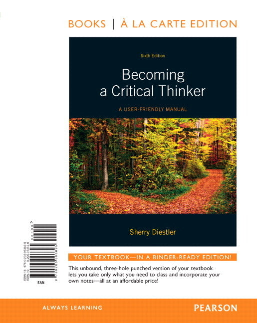 Becoming a Critical Thinker: A User-Friendly Manual - Ingram