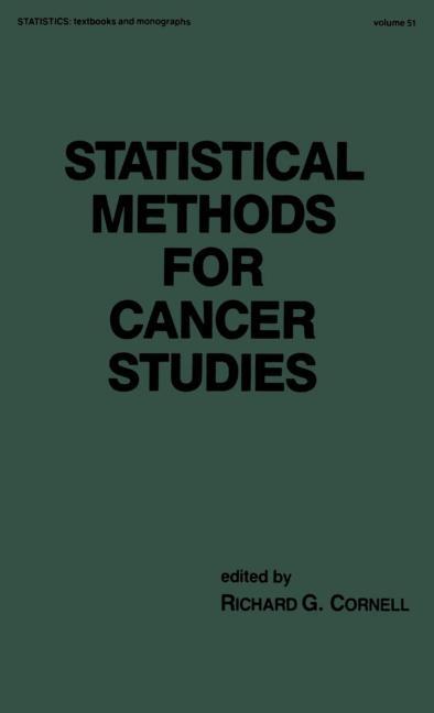 Statistical Methods for Cancer Studies - Ingram