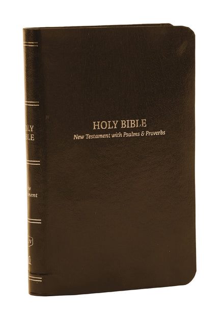 KJV Holy Bible: Pocket New Testament with Psalms and Proverbs, Brown Leatherflex, Red Letter, Comfort Print: King James Version - Ingram