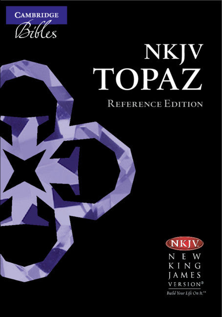 NKJV Topaz Reference Edition, Black Calfsplit Leather, Nk674: Xrl - Ingram