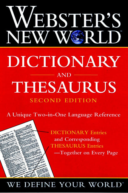 Webster's New World Dictionary and Thesaurus, 2nd Edition (Paper Edition) - Ingram