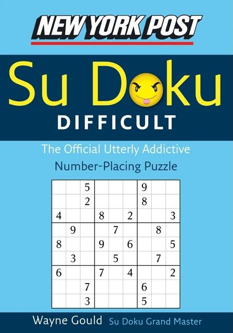 New York Post Difficult Su Doku: The Official Utterly Adictive Number-Placing Puzzle - Ingram