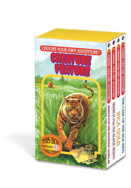 Choose Your Own Adventure 4-Book Boxed Set Creature Feature Box (the Case of the Silk King, Inca Gold, Search for Black Rhino, Search for Mountain Gor - Ingram