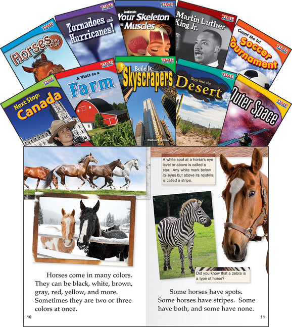 Time for Kids(r) Informational Text Grade 2 Readers Set 2 10-Book Set - Ingram