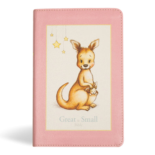 KJV Great and Small Bible, Pink Leathertouch: A Keepsake Bible for Babies - Ingram