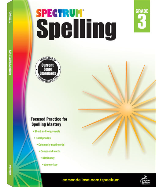 Spectrum Spelling, Grade 3: Volume 30 - Ingram